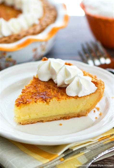 Southern Buttermilk Pie - melissassouthernstylekitchen.com