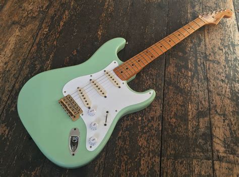 Fender Mint Green Stratocaster Strat Electric Guitar With Padded Gig ...