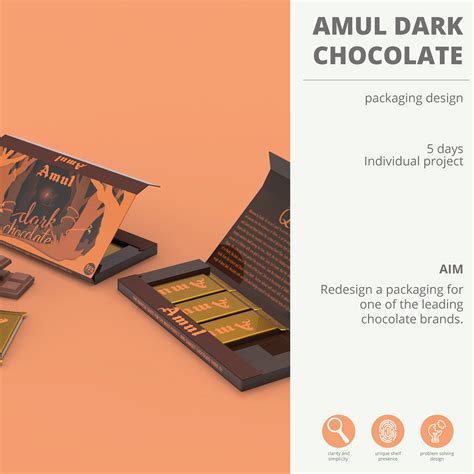 Amul Dark Chocolate on Behance