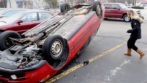 Strangers raise money for MSU student's flipped car