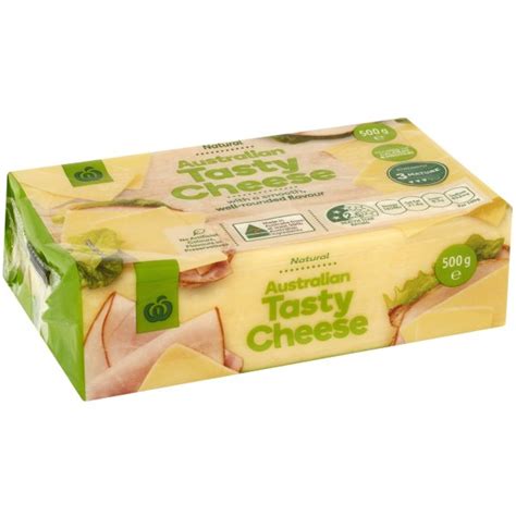 Woolworths Tasty Cheese Block 500g | bunch