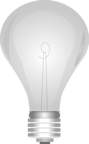 Light bulb off | Public domain vectors