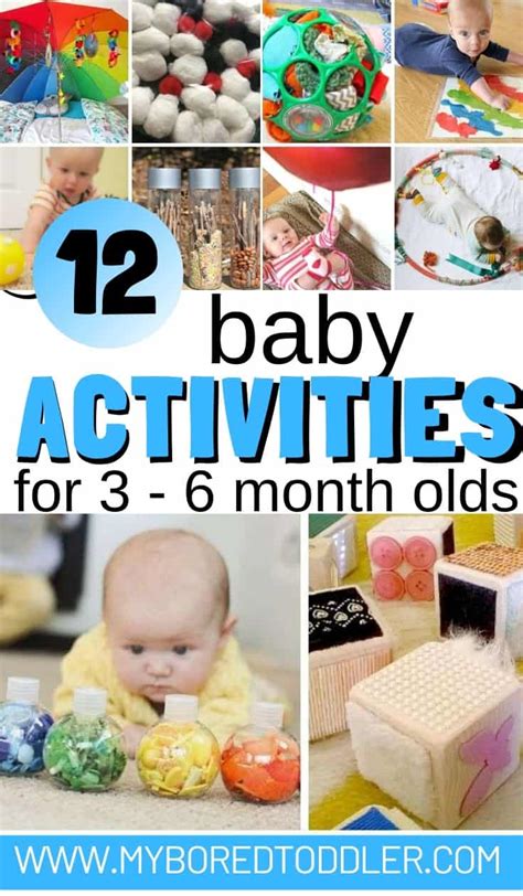 12 baby activities for 3 - 6 month olds - My Bored Toddler