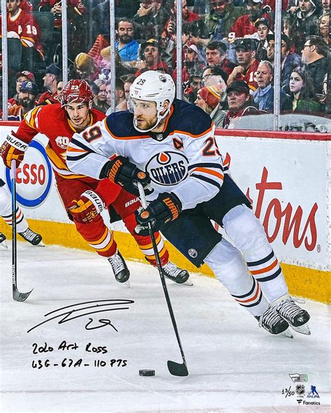 Leon Draisaitl Signed Edmonton Oilers Limited Edition 16x20 Photo Insc Fanatics - Etsy