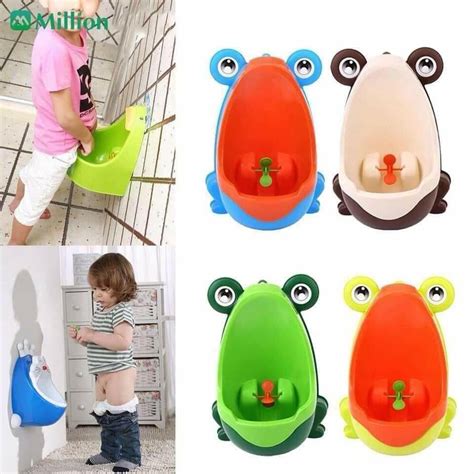 Children Potty Toilet Training Kids Frog Urinal for Boys Pee Trainer ...