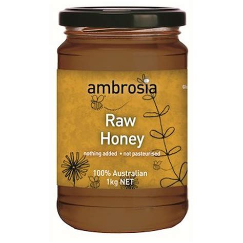 Ambrosia Honey Raw 1kg - Red Hill Fresh