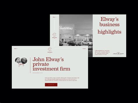 Elway Capital - 02 by Adrián Somoza on Dribbble