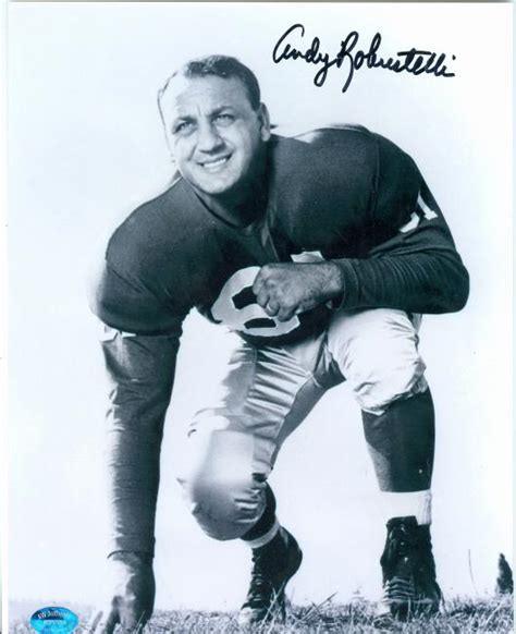 Andy Robustelli autographed 8x10 Photo (New York Giants Hall of Famer ...