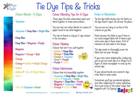 Discover important Tips and Tricks when creating 6 colour Tie Dye Rainbows. + Tips on how to put ...