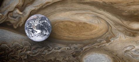 The Great Red Spot on Jupiter is a storm the size of three Earths ...