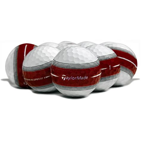 Taylor Made Tour Response Stripe Red Bulk Golf Balls - Golfballs.com