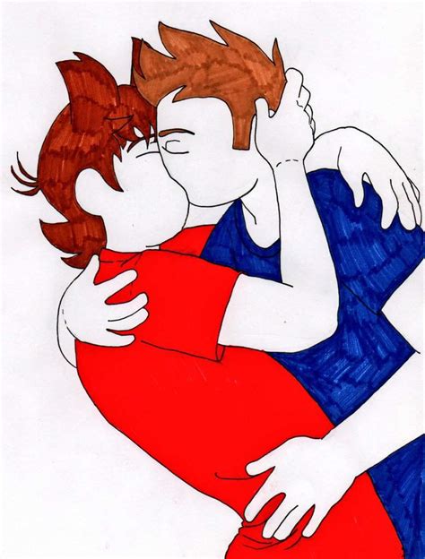 Tomtord kiss 👨‍ ️‍💋‍👨 | 🌎Eddsworld🌎 Amino