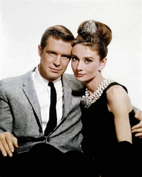 Happy Birthday to George Peppard! Audrey Hepburn and George Peppard photographed in a ...