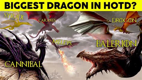 Is Cannibal Bigger Than Balerion and Vhagar | House of The Dragon - YouTube