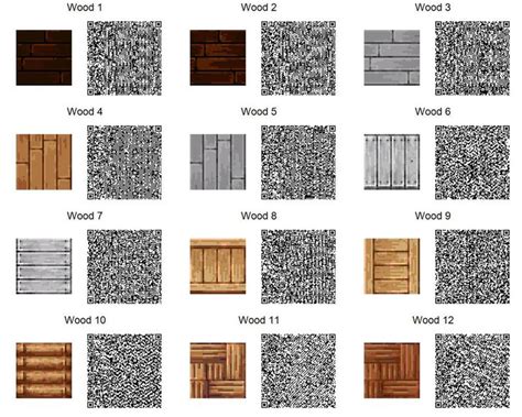 Extra Wood Conversions by frootzcat | Animal crossing 3ds, Animal crossing qr, Animal crossing