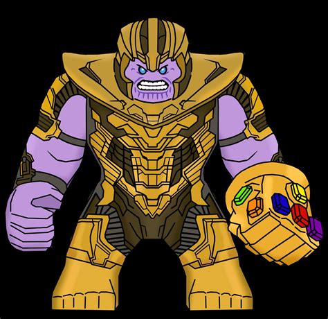 My Custom Lego Avengers Endgame Thanos Minifigure Design !… | Flickr