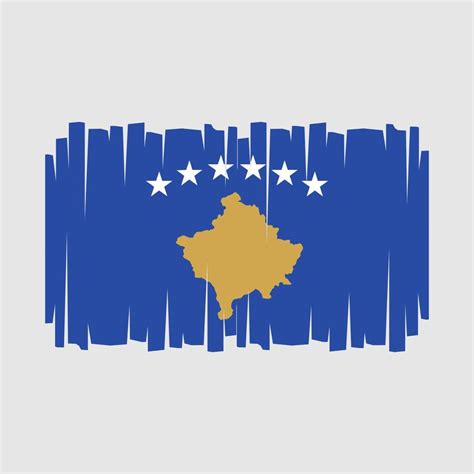 Kosovo Flag Vector 21980953 Vector Art at Vecteezy