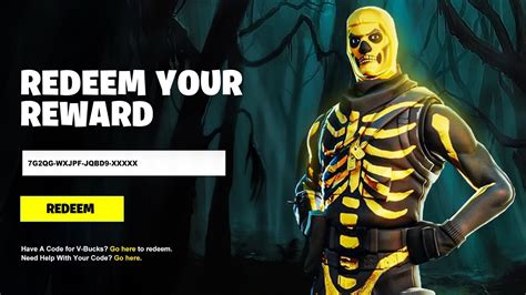 REDEEM THE FREE SKIN CODES in Fortnite! (New Free Reward Code) - YouTube