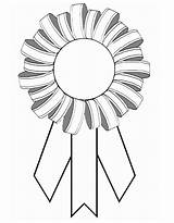 Award Ribbon 1 Coloring Page  Free Printable Pages For Kids sketch template