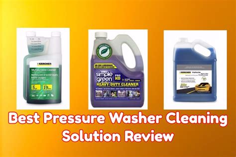 Best Pressure Washer Cleaning Solution Review • Pressure Washers Master