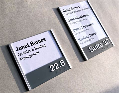 Office Name Plates | Project Sign Architectural Signage