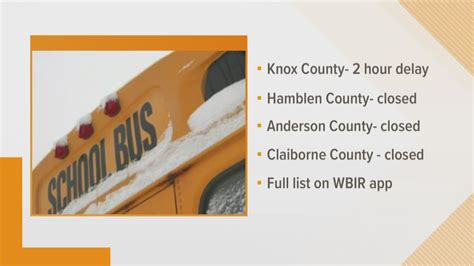 Latest school closings: Nov. 12 winter weather | wbir.com