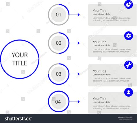 Vector Infographics Mind Map Technology Education Stock Vector (Royalty ...