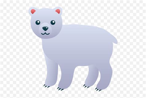 Free Polar Bear Clip Art Download Free - Animal Figure Emoji,Polar Bear Emoji - free transparent ...