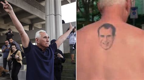 Roger Stone's Pres. Nixon back tattoo goes viral - ABC13 Houston