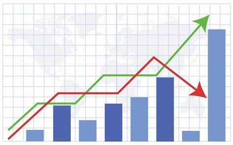 Premium Vector | Profit and loss graph for financial report ...