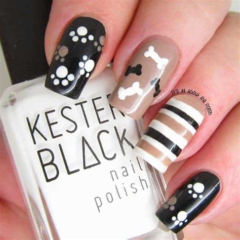 30 Cute Dog Nail Designs We Love – NailDesignCode