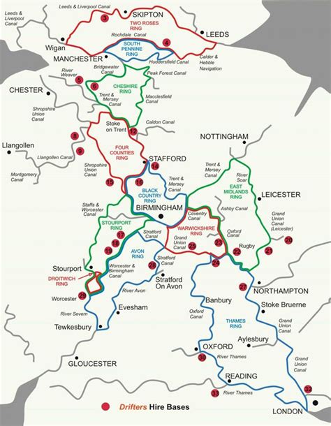 Ring Routes for canal boat, narrowboat and boating holidays UK | Canal boat narrowboat, Canal ...