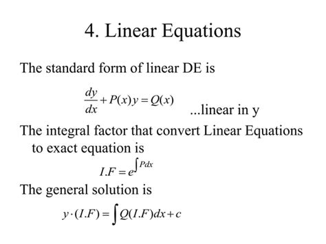 Ordinary differential equation | PPT