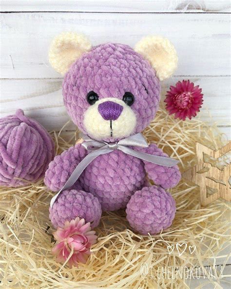 Crochet teddy bear free pattern | Amiguroom Toys