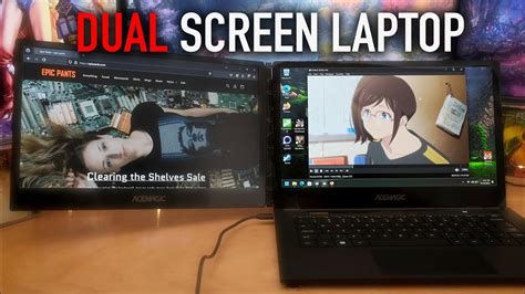 Dual Screen Laptop. DUAL. SCREEN. LAPTOP! ACEMAGIC X1 360° Horizontal ...