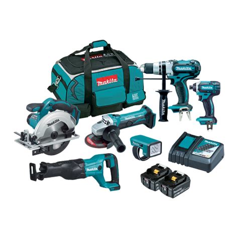 Makita LXT 18V 6 Piece Cordless Combo Kit - Bunnings Australia