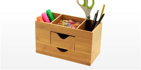 Desk Tidy is perfect to hold your stationery, notes and cards. Features drawers and 3 ...