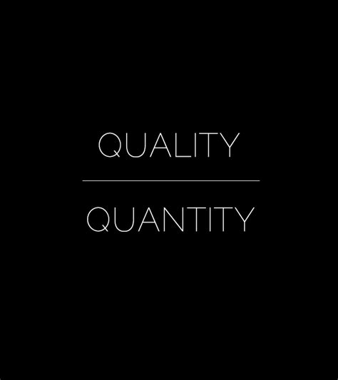 Quality Over Quantity | rolala loves