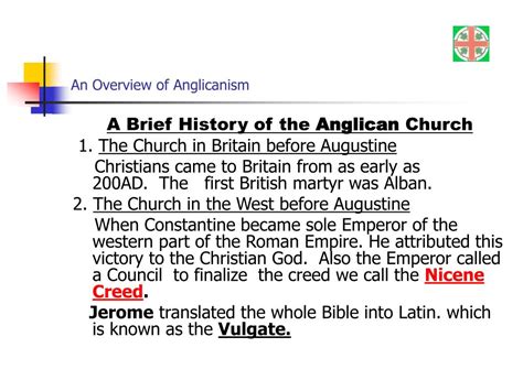 PPT - An Overview of Anglicanism PowerPoint Presentation, free download - ID:3672595