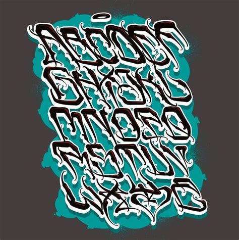 Chicano Tattoo letters Outline | Graffiti lettering fonts, Graffiti lettering, Tattoo lettering