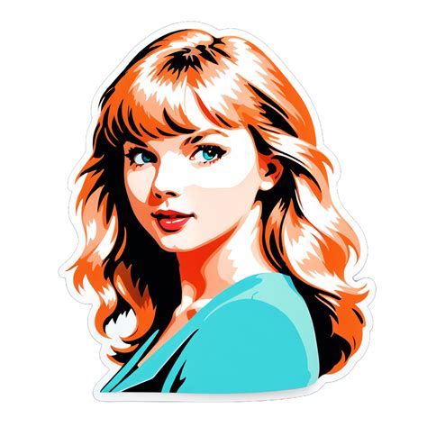I made an AI sticker of TAYLOR SWIFT