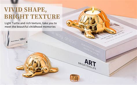 Amazon.com: Golden Turtle Statue,Sculptures Gold Turtle Ornament Ceramic Statue Home Accessories ...