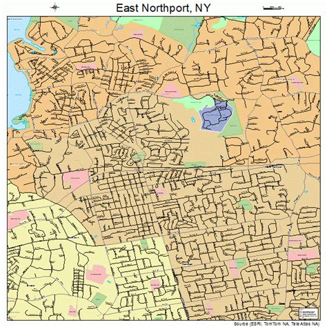 East Northport New York Street Map 3622612