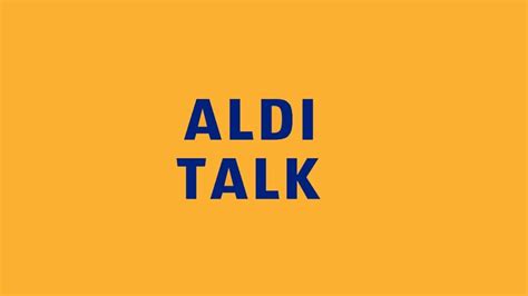 Recharge Aldi Talk, step by step - Recharge mobile