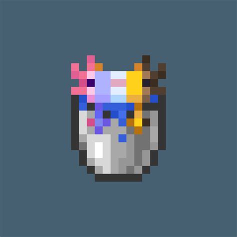 Colorful Axolotl Buckets - Screenshots - Minecraft Resource Packs - CurseForge