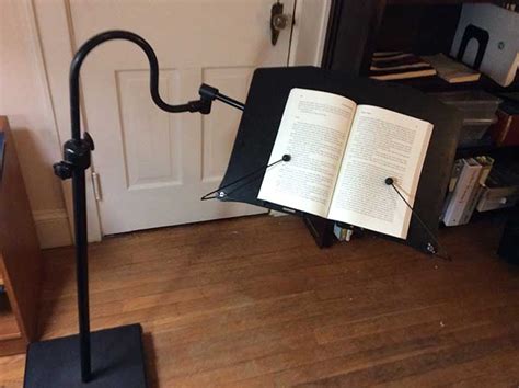 Hands Free Book Holder Floor Stand – Cool Tools