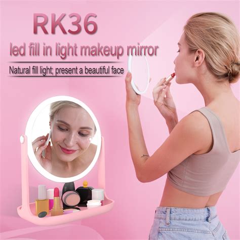 LED Selfie Ring Light Rk36 with Big Makeup Mirror Flashlight - China Selfie Ring Light and ...