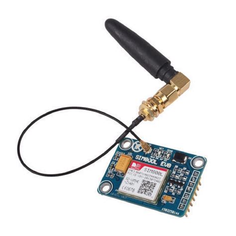 SIM800L V2.0 5V Wireless GSM GPRS MODULE Quad-Band W/ Antenna Cable Cap ...