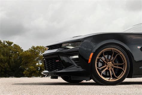 6th Gen Chevy Camaro SS on Bronze Custom Rims Mustang Wheels, Ford Mustang, Bronze Wheels ...