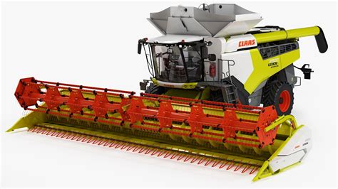 3D CLAAS LEXION 8900 Wheeled Combine Harvester - TurboSquid 2024753